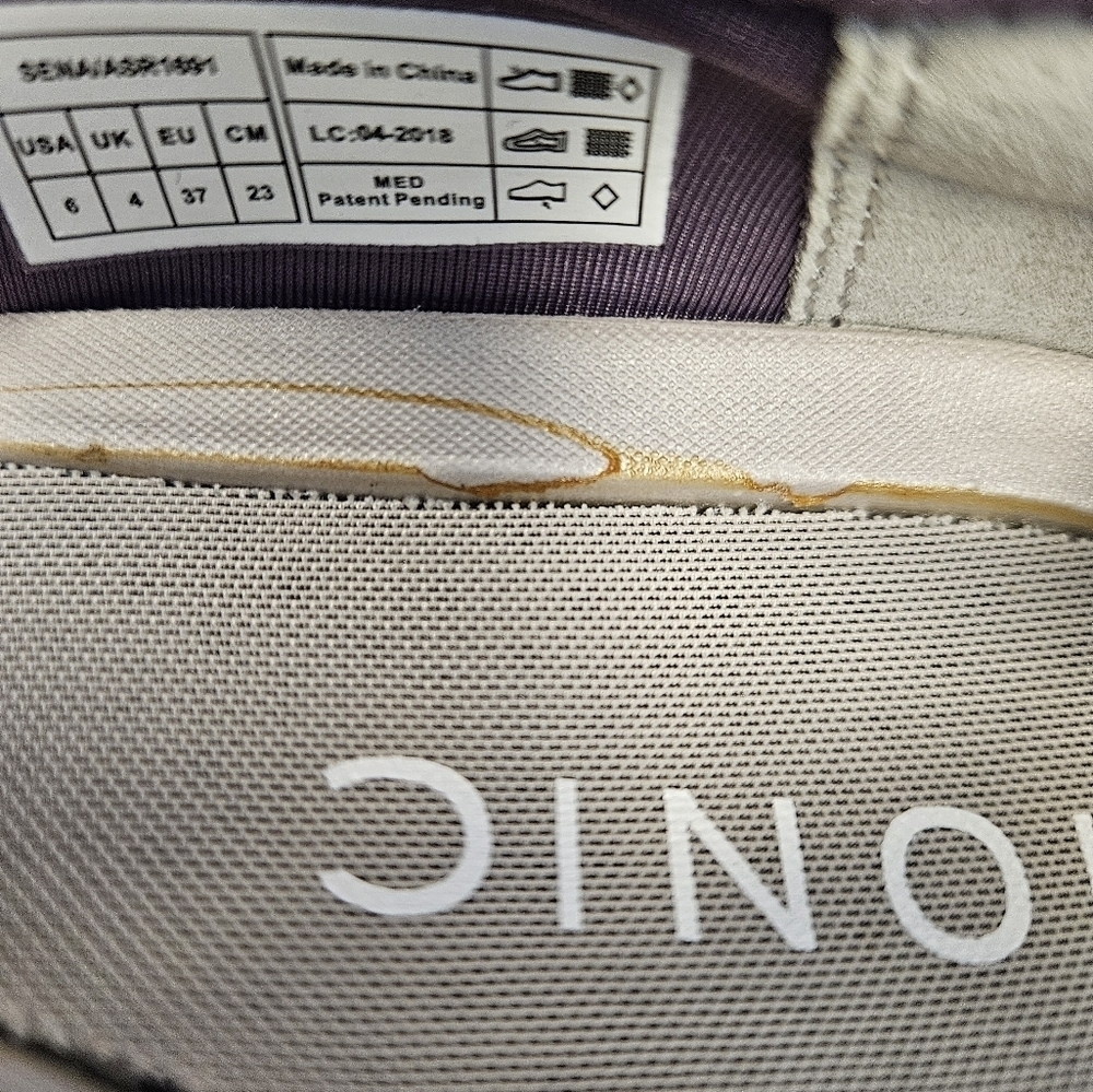 Vionic Sky Sena Lilac Comfort Womens Flat Shoes NEW - Picture 6 of 9